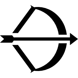 arco e flecha Ícone