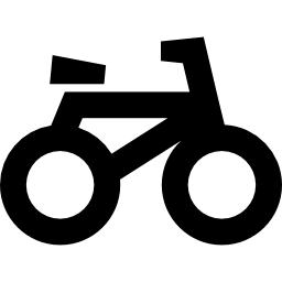 fiets zijaanzicht icoon