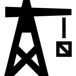 Żuraw budowlany ikona