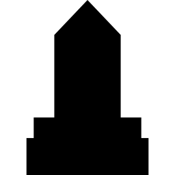 sagoma di obelisco icona