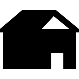 silueta de la casa icono