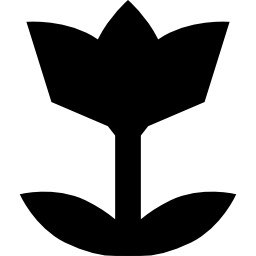 silueta de flor icono