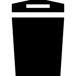 Rubbish bin icon