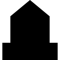 bâtiment silhouette Icône
