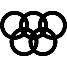 anillos olimpicos icono