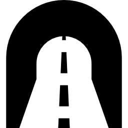 túnel de carretera icono