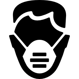 máscara médica icono