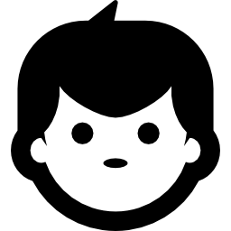 Little boy face icon