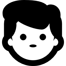 het gezicht van een kleine jongen icoon