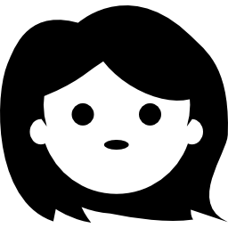 Girl face icon