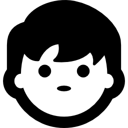 Boy face icon