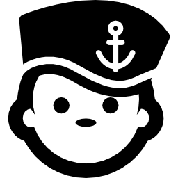 visage de marin Icône