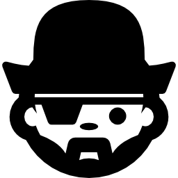 Pirate face icon