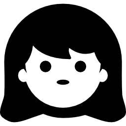 Girl face icon