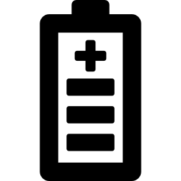 batterijstatus opladen icoon