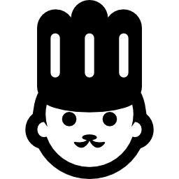 Cook face icon