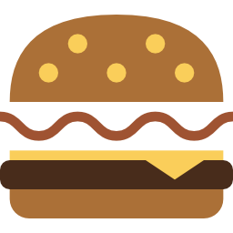 burger z serem ikona