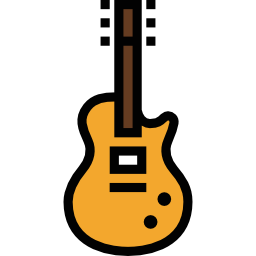 guitarra eléctrica icono