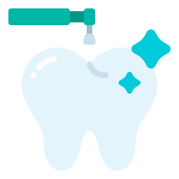 Dental cleaning icon