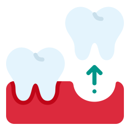 extracción dental icono