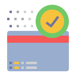 Credit card visa icon