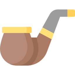 Smoking pipe icon