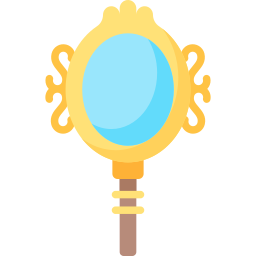 Hand mirror icon