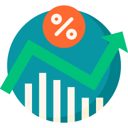 Growth rate icon