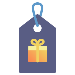 Gift tag icon