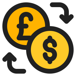 Money exchange icon