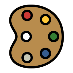 Palette board icon