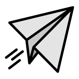 Paper plane icon