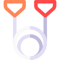 Resistance band icon