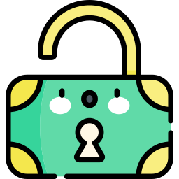 Open lock icon