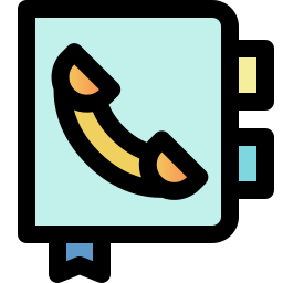 Phone book icon