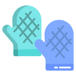 Oven mitt icon