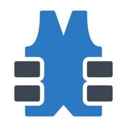 Protection vest icon