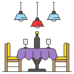 Dining table icon