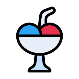 Ice cream cup icon