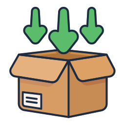 Delivery box icon