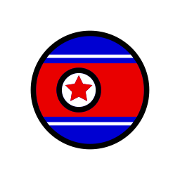 corea del norte icono