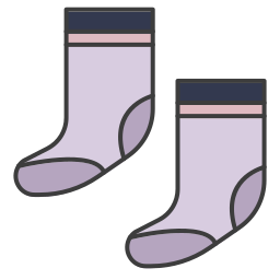 des chaussettes Icône