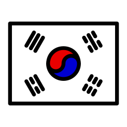 corea del sur icono