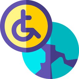 dia internacional das pessoas com deficiência Ícone