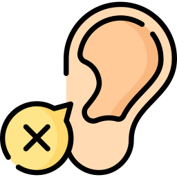 głuchy ikona