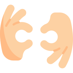 langage des signes Icône