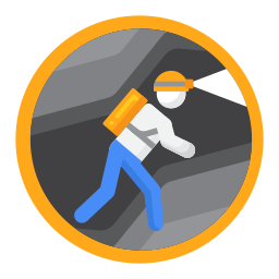 동굴 탐험 icon