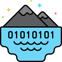 Data lake icon