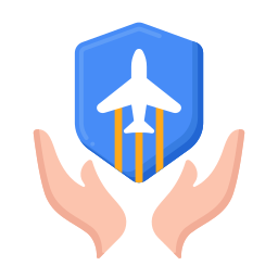 Travel insurance icon