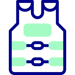 Police vest icon